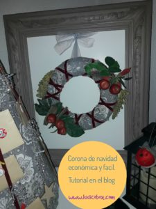 Corona de navidad económica:¿ como hacerla fácilmente ?